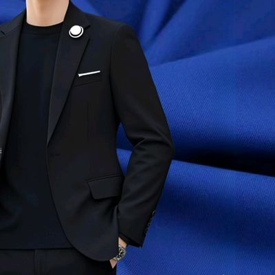 48% Polyester 29% Rayon 19% Wool 220gsm Business Material Fabric